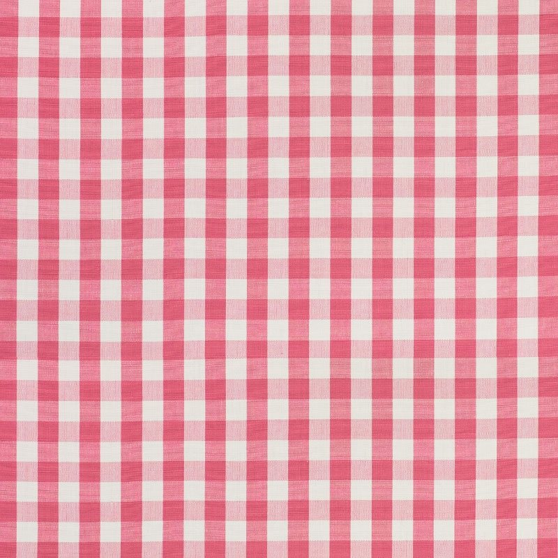 Purchase sample of 77310 Elton Cotton Check, Magenta by Schumacher Fabric