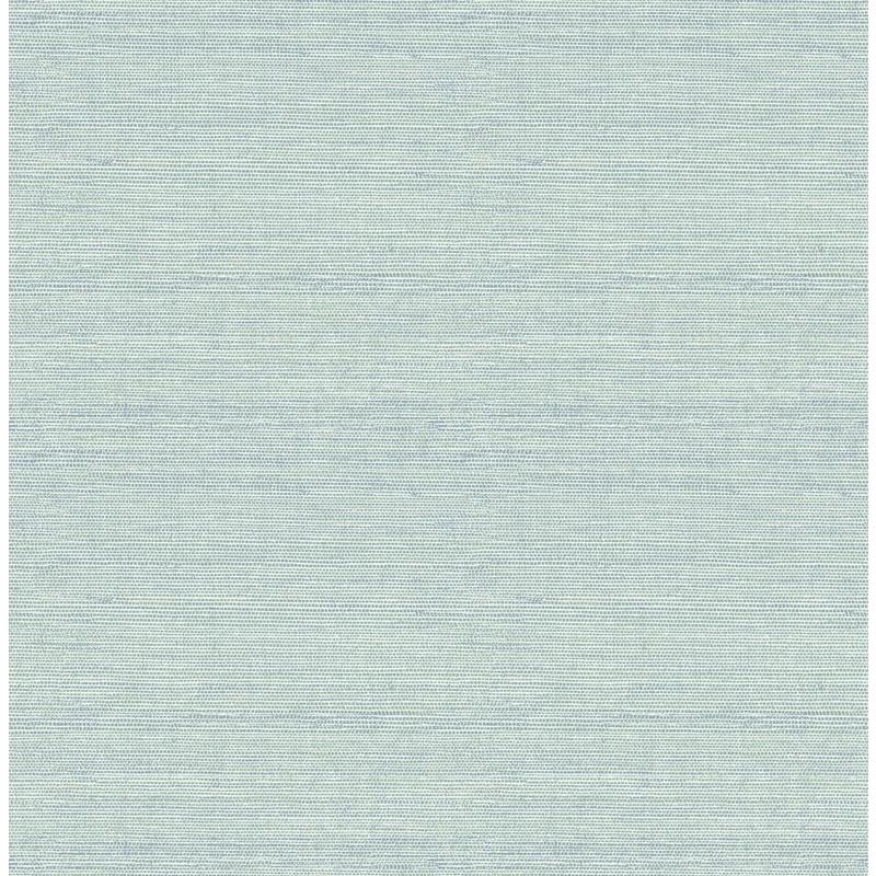 Sample 3124-24282 Thoreau, Agave Aqua Faux Grasscloth Wallpaper by Chesapeake