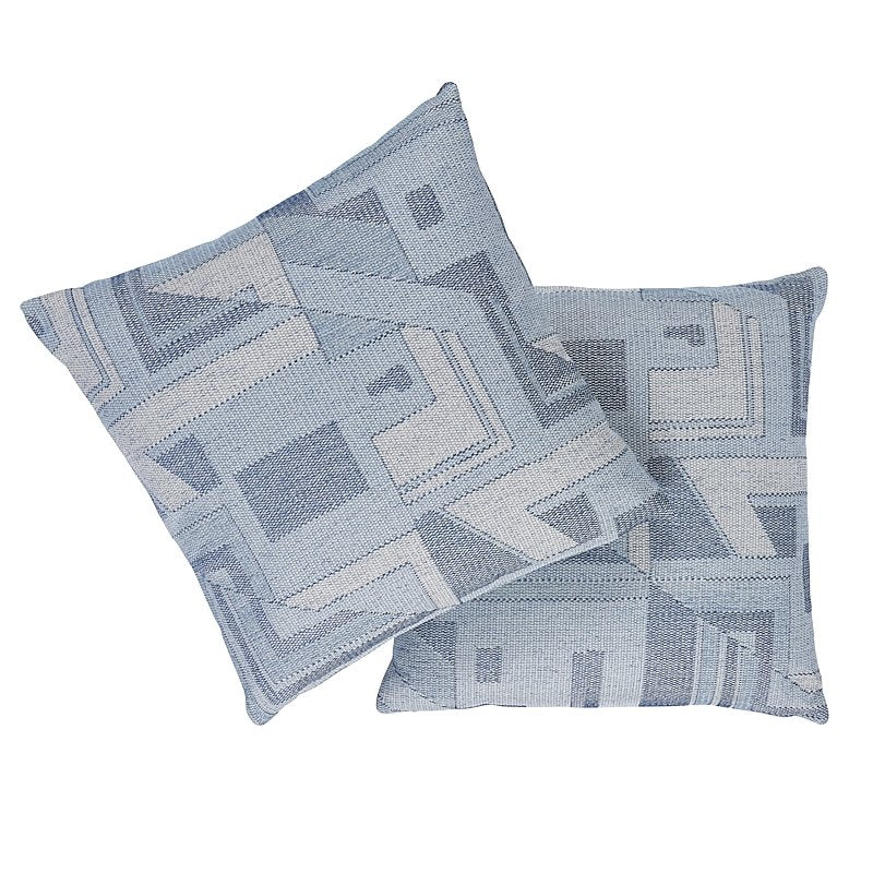 So551004 Anemone 18" Pillow Sea By Schumacher Furniture and Accessories 1,So551004 Anemone 18" Pillow Sea By Schumacher Furniture and Accessories 2