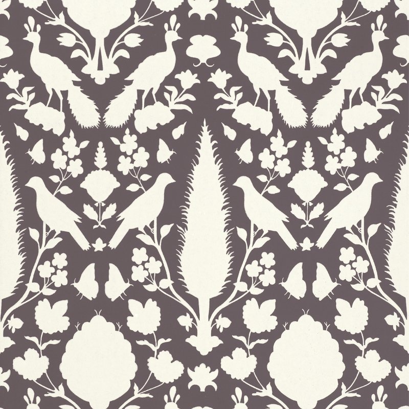 Looking for 5004123 Chenonceau Charcoal Schumacher Wallpaper