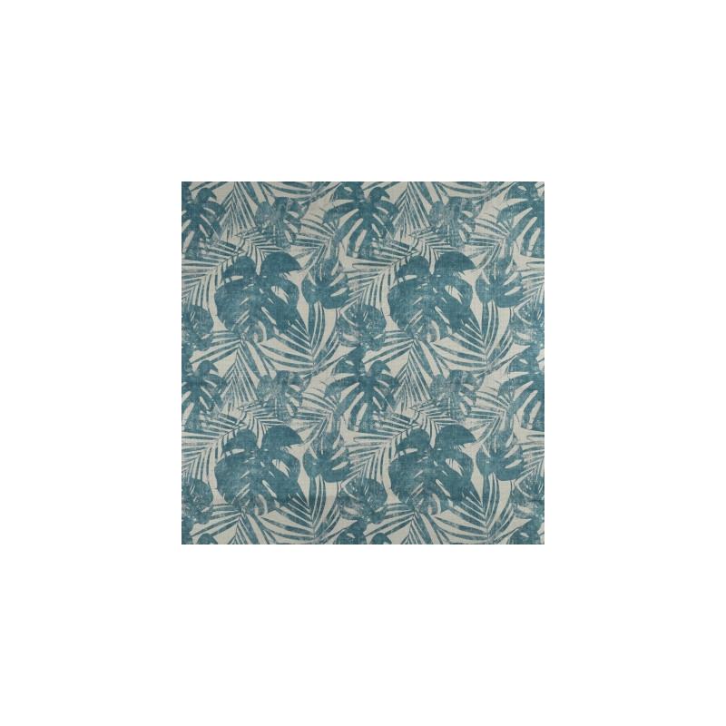 Looking F2707 Turquoise Blue Botanical Greenhouse Fabric