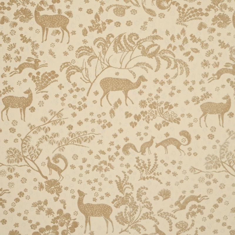 Purchase sample of 81311 Arbor Forest, Champagne by Schumacher Fabric