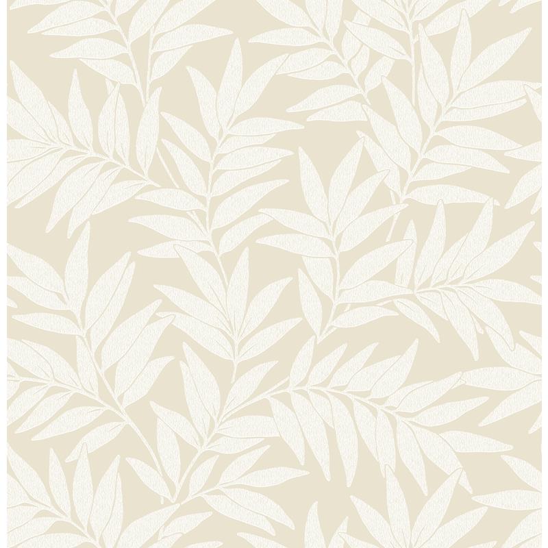 Acquire 2970-26125 Revival Morris Taupe Leaf Wallpaper Taupe A-Street Prints Wallpaper