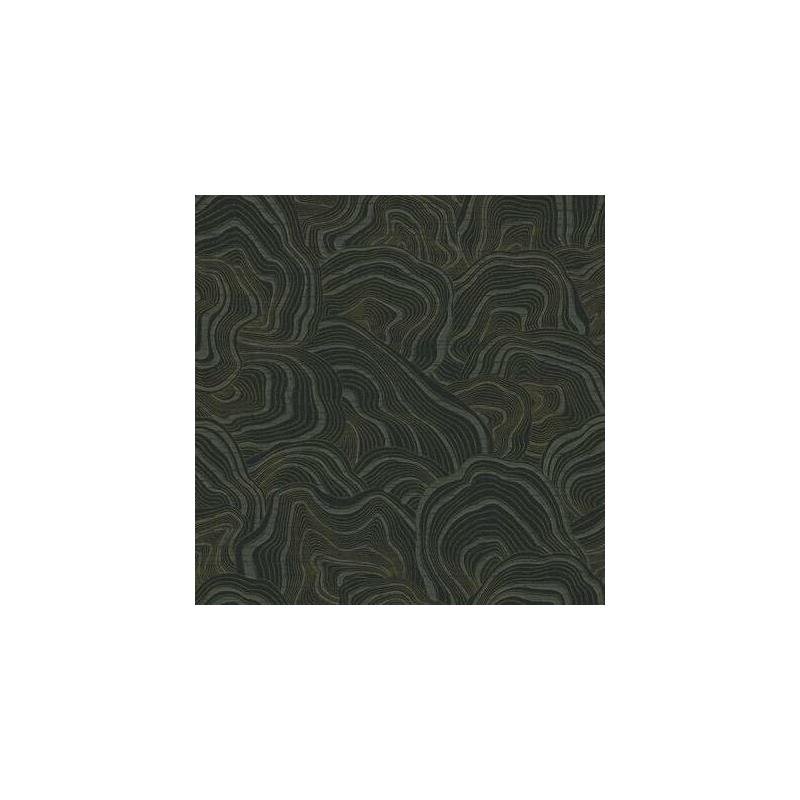 Sample KT2162 Ronald Redding 24 Karat, Geodes Wallpaper Black by Ronald Redding