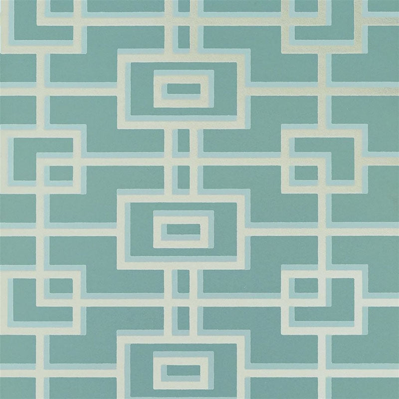 Sample P533-10 Rheinsberg Teal by Designer Guild Wallpaper