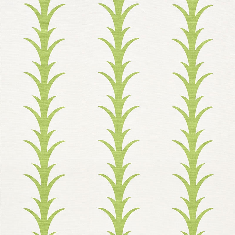 Purchase sample of 177631 Acanthus Stripe, Leaf by Schumacher Fabric
