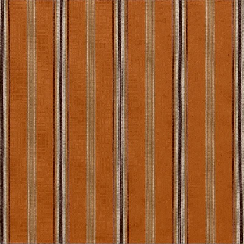 Sample BFC-3670.12.0 Canfield Stripe, Orange Upholstery Fabric by Lee Jofa