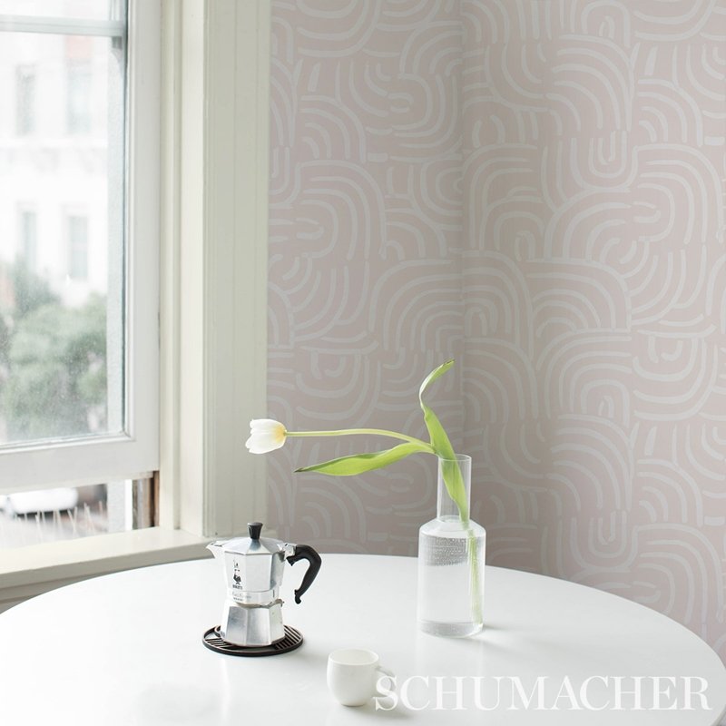 Buy 5013693 New Beat Light Beige Schumacher Wallcovering Wallpaper