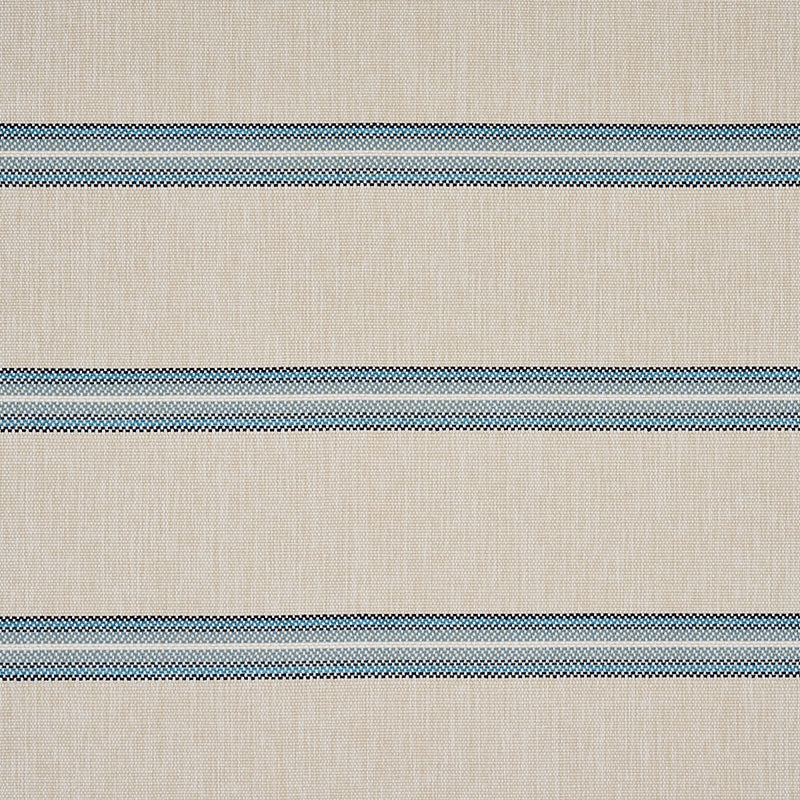 Purchase sample of 75973 Garden Stripe Indoor/Outdoor, Blue by Schumacher Fabric