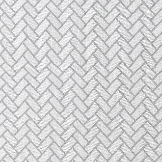 Looking F1455/03 Urban Silver Geometric by Clarke And Clarke Fabric