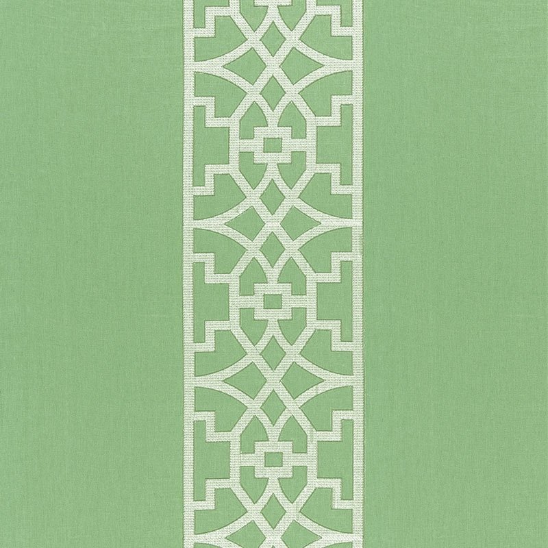 Purchase sample of 66180 Don'T Fret, Lettuce by Schumacher Fabric
