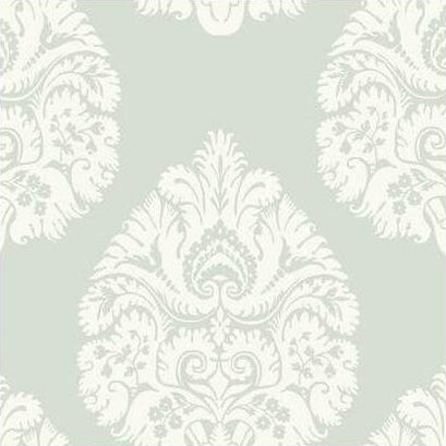 Acquire KT2145 Ronald Redding 24 Karat Teardrop Damask Wallpaper Light Grey by Ronald Redding Wallpaper