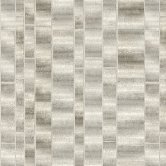 Save 4041-428209 Passport Redmond Ivory Textured Geometric Wallpaper Ivory by Advantage