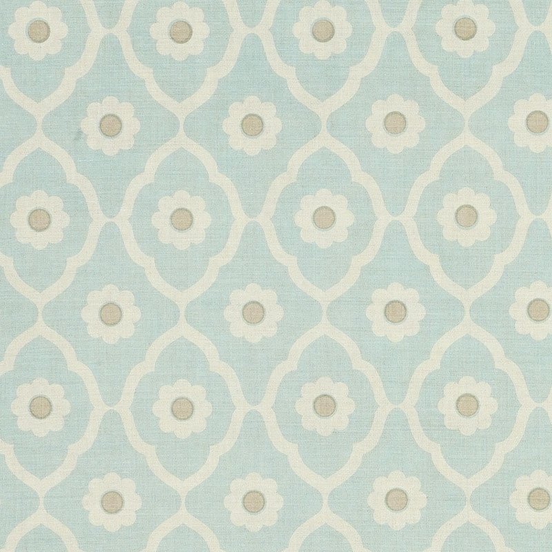 Purchase sample of SOUN003 Soundess, Aqua by Schumacher Fabric