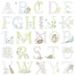 Sample DA62009 Day Dreamers, Alphabet Light Pastel Seabrook Wallpaper