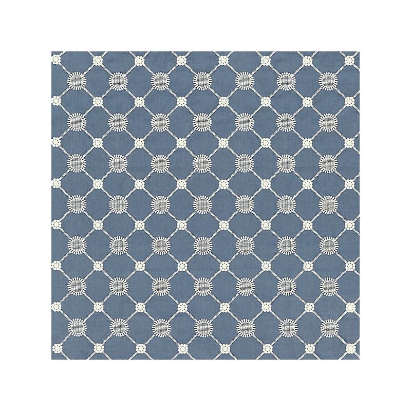 Buy 27161-004 Gustavian Diamond Copenhagen Blue by Scalamandre Fabric