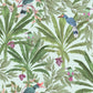 Sample DD139189 Design Department, Carola Green Jungle Tropics Wallpaper by Brewster