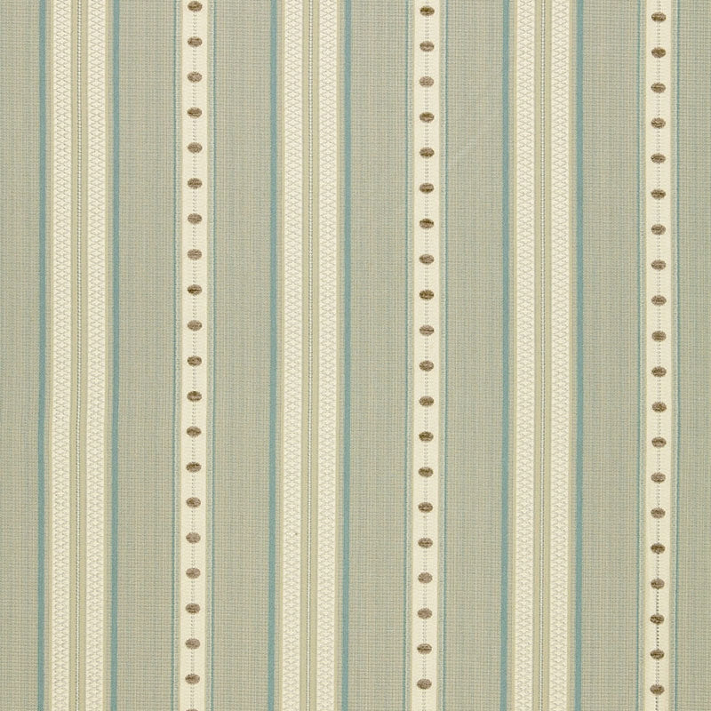 Purchase sample of 64750 Francesca Stripe, Moonstone by Schumacher Fabric