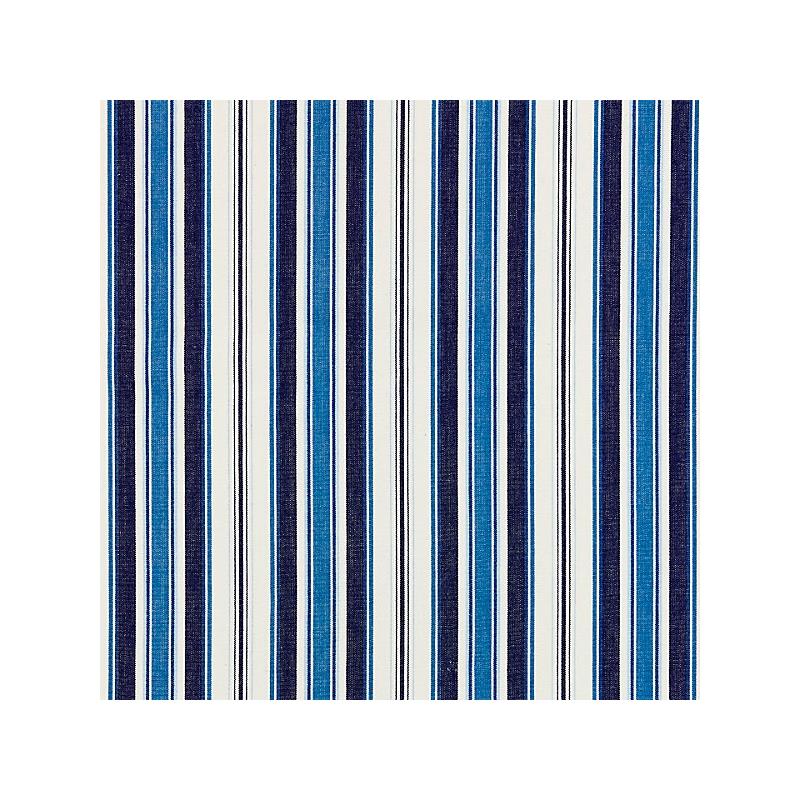 Sample 27113-005 Andover Cotton Stripe, Indigo - Scalamandre Fabric (SC 000527113)
