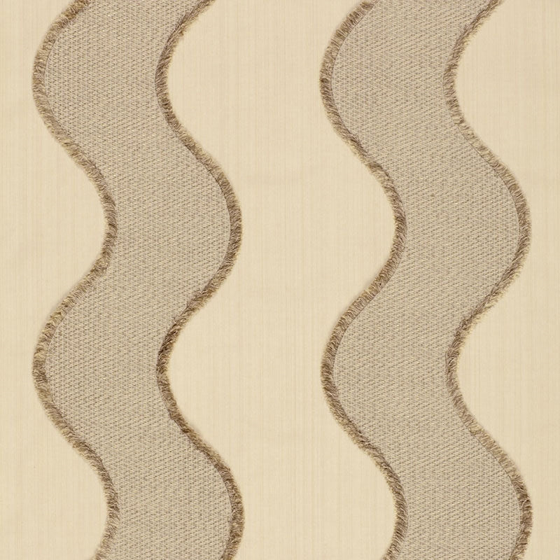 Purchase sample of 63700 Wavelength, Sandstone by Schumacher Fabric