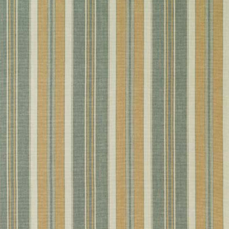 Purchase sample of 63432 Hudson Stripe, Aqua by Schumacher Fabric