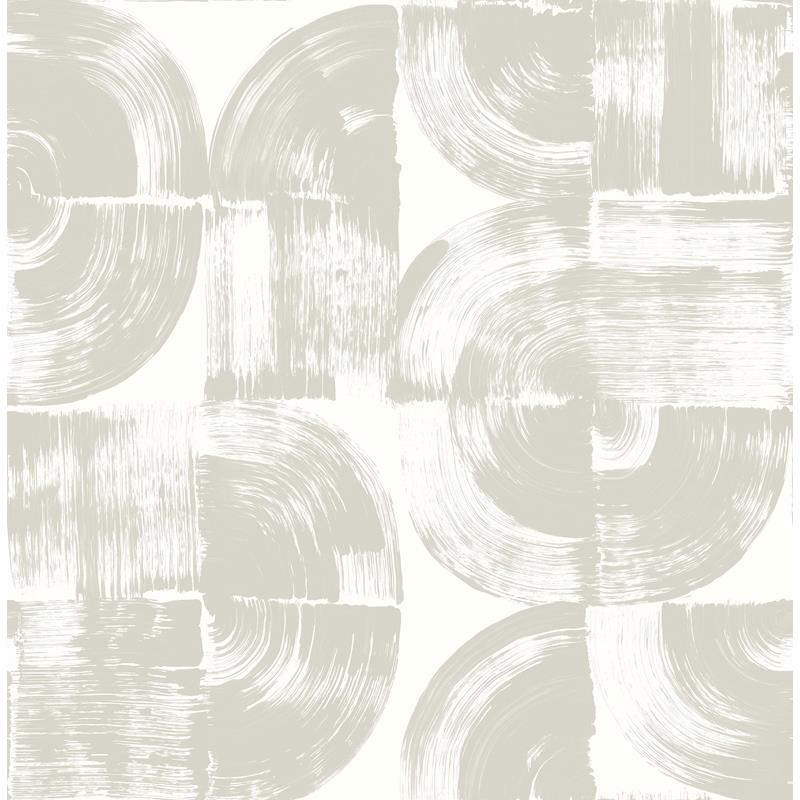 Sample 4014-26406 Seychelles, Giulietta Light Grey Painterly Geometric Wallpaper by A-Street Prints Wallpap