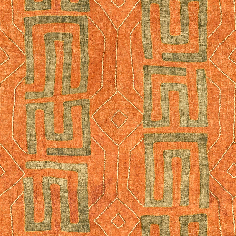 Sample ZULU-2 Terracotta by Stout Fabric