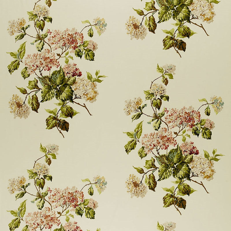 Purchase sample of 1315000 Summer Hydrangea, Ivory by Schumacher Fabric
