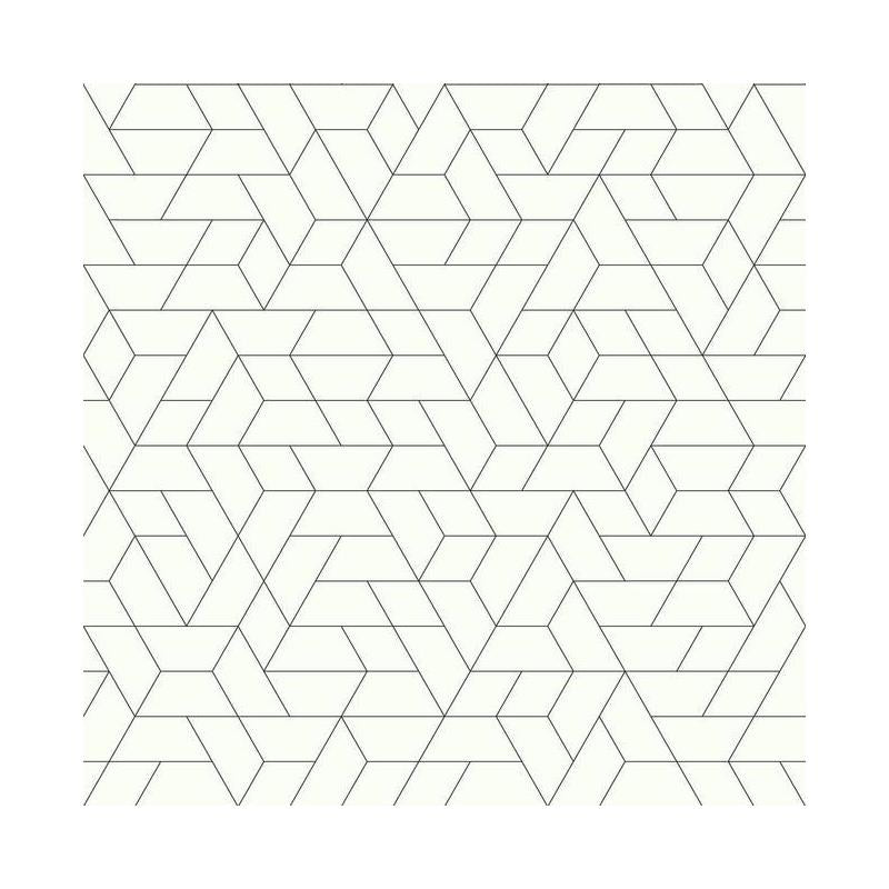 Sample SW7457 Ashford Whites, Point of View, Blacks by Wallpaper