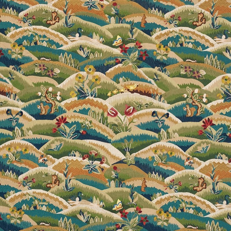 Purchase sample of 72450 Gerry Embroidery, Document by Schumacher Fabric