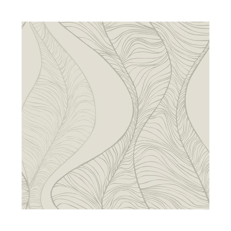 Sample CP1224 Breathless color White/Off White, Botanical by Candice Olson Wallpaper
