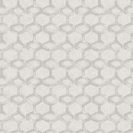 Find 2976-86538 Grey Resource Besi Silver Tiled Silver A-Street Prints Wallpaper
