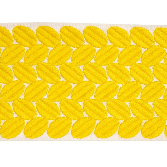 Shop 70659 Berkeley Tape Wide Yellow by Schumacher Trim