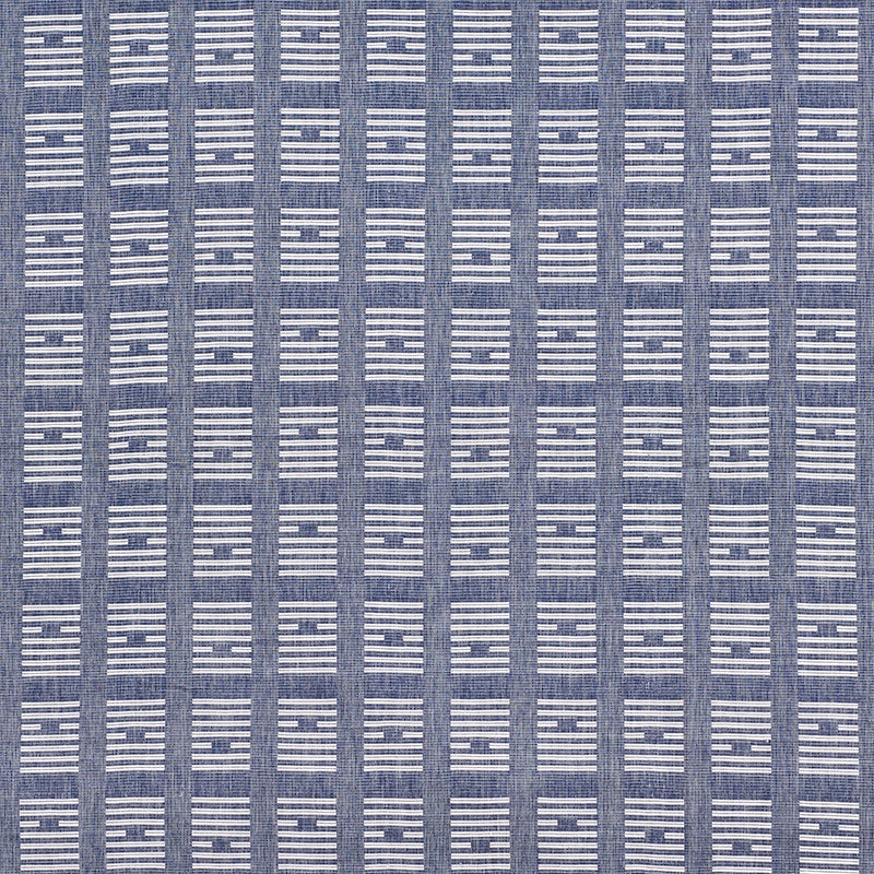 Purchase sample of 75660 Tiasquam Weave, Navy by Schumacher Fabric