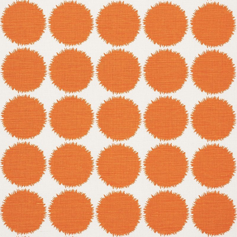 Purchase sample of 177092 Fuzz, Orange by Schumacher Fabric
