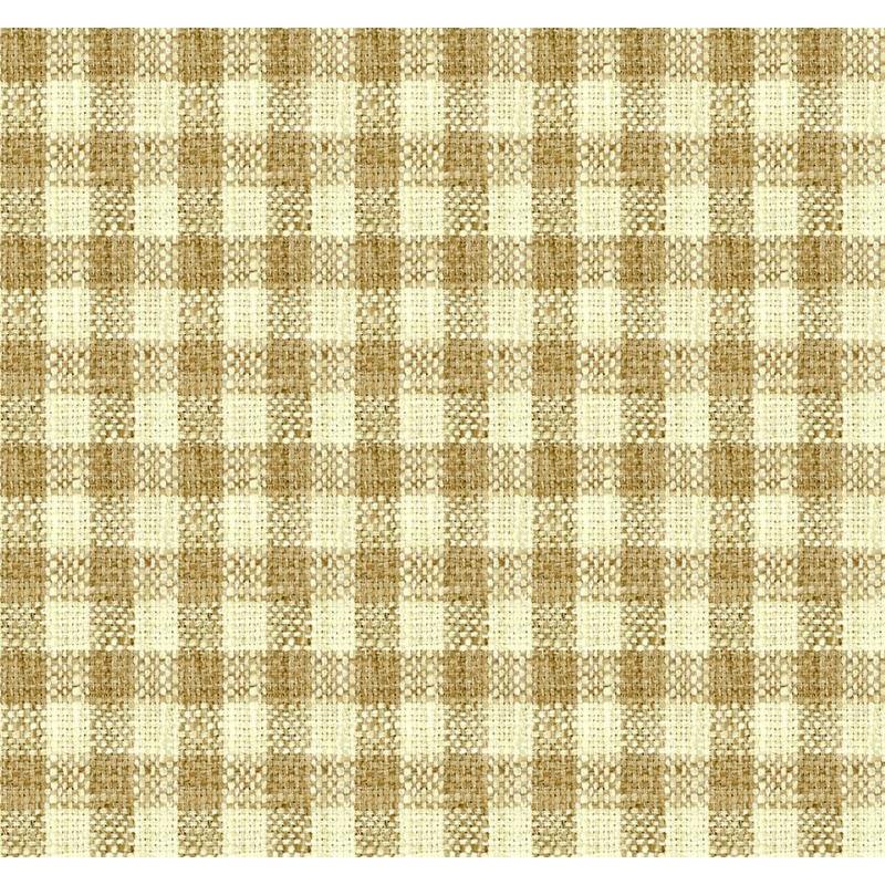 Sample 34078.616.0 Taupe Multipurpose Check Houndstooth Fabric by Kravet Basics