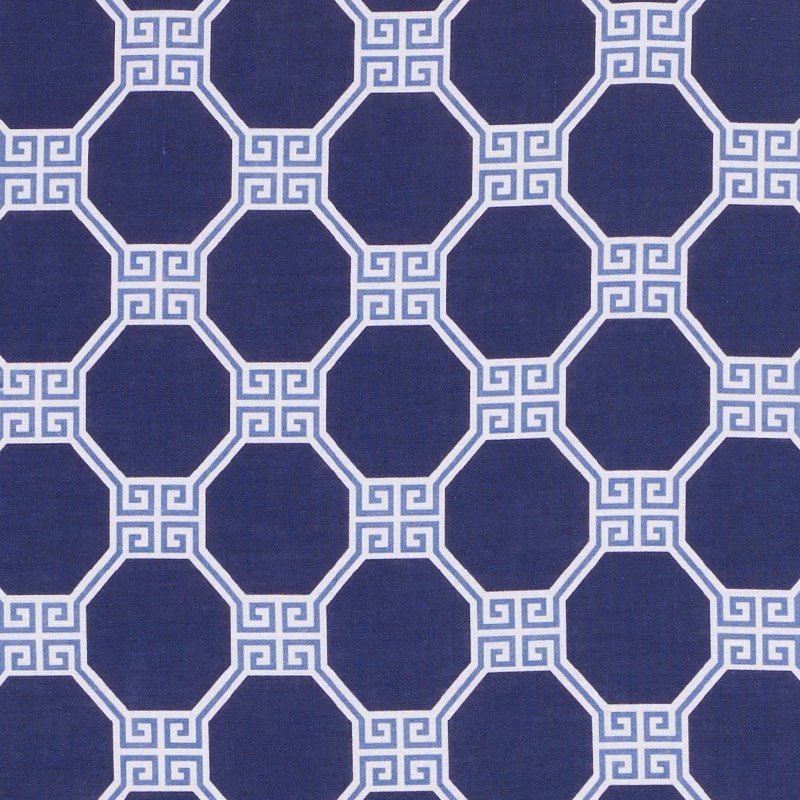 Purchase sample of 179020 Octavia, Blue by Schumacher Fabric