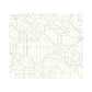 Sample PSW1051RL Line Art, Geometrics Grey Peel and Stick Wallpaper
