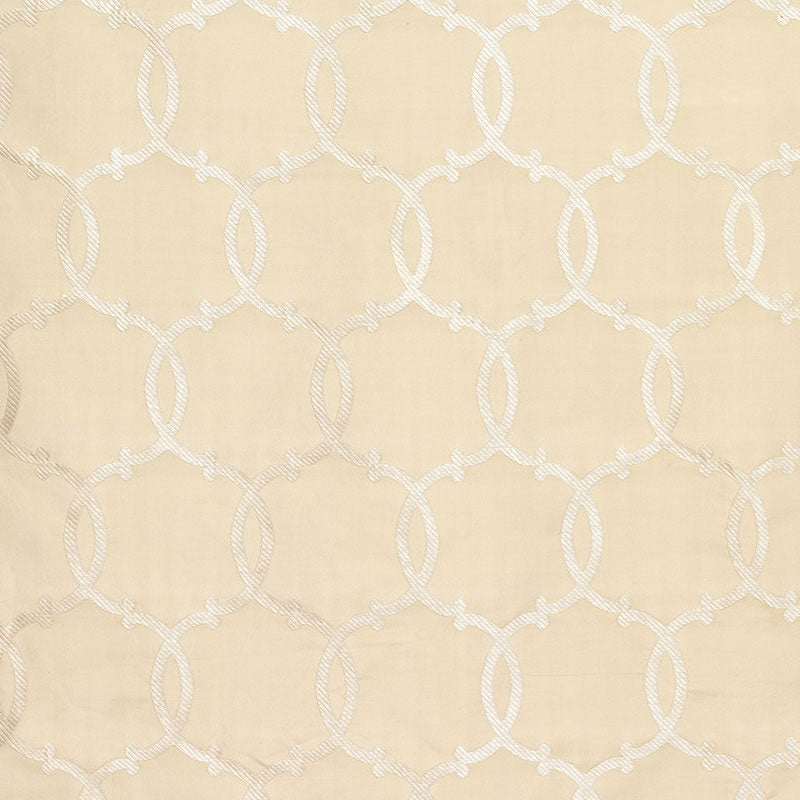 Purchase sample of 63712 Silk Tracery, Alabaster by Schumacher Fabric