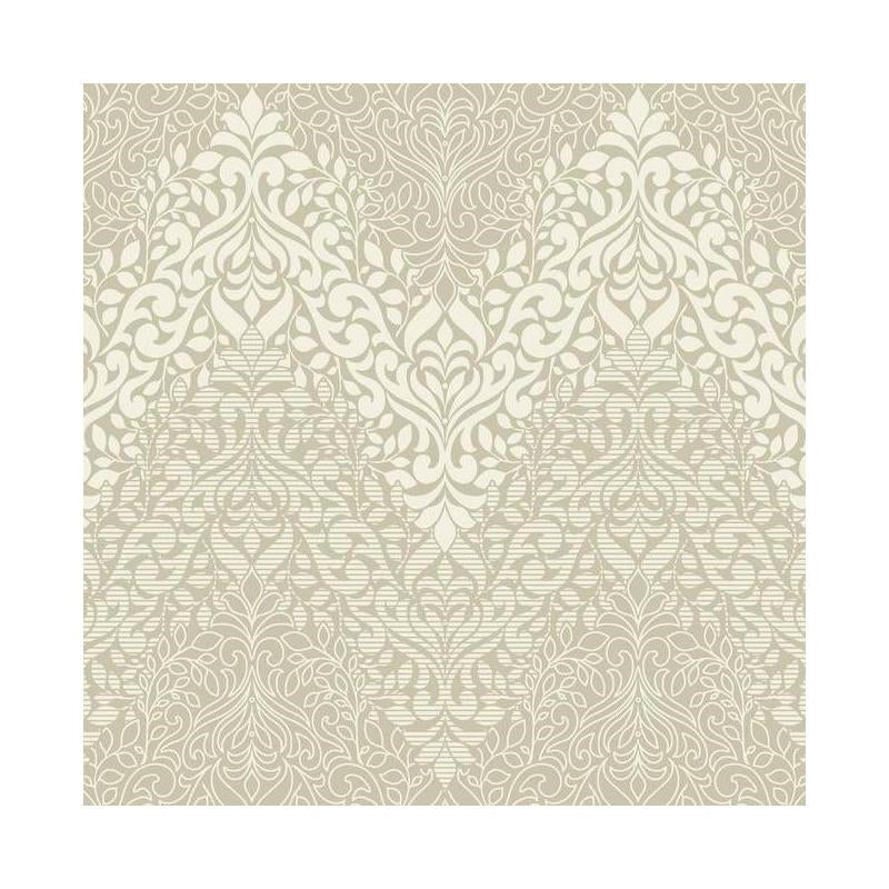 Sample - CD4002 Decadence, Folklore color Beige, Scroll by Candice Olson Wallpaper