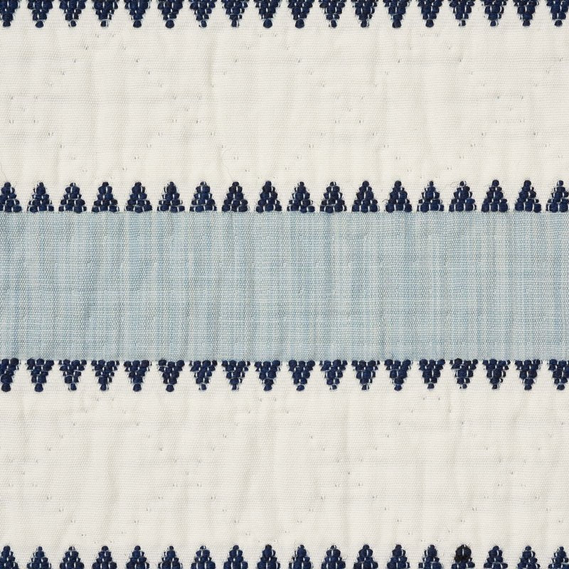 Select 76750 Isolde Stripe Sky Schumacher Fabric