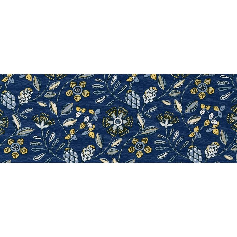 519196 | Kanga Flower | Lapis - Robert Allen Home Fabric