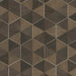 Acquire HO2103 Ronald Redding Traveler Hexagram Wood Veneer Brown/Black Ronald Redding Wallpaper