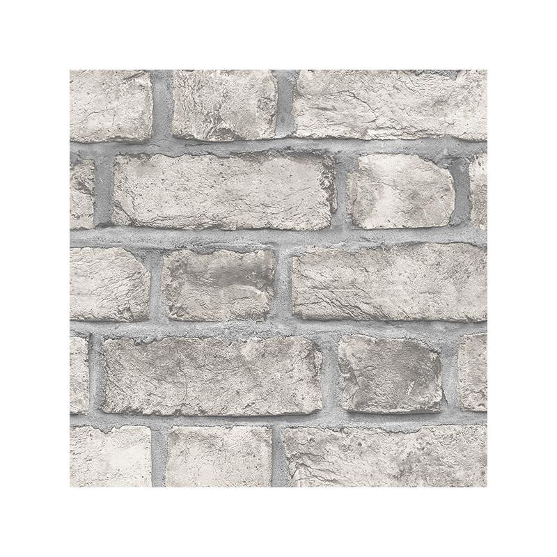 Sample FH37520 Farmhouse Living Farmhouse Brick  Norwall Wallpaper