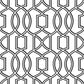 Sample NU1696 Uptown Trellis Black/White, Geometric Peel and Stick Wallpaper
