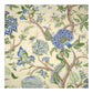 Sample 16430-003 Pondicherry, Blue, Green On Cream by Scalamandre Fabric (SC 000316430)