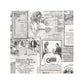 Sample FK26953 Black Newspaper wallpaper Norwall Wallpaper