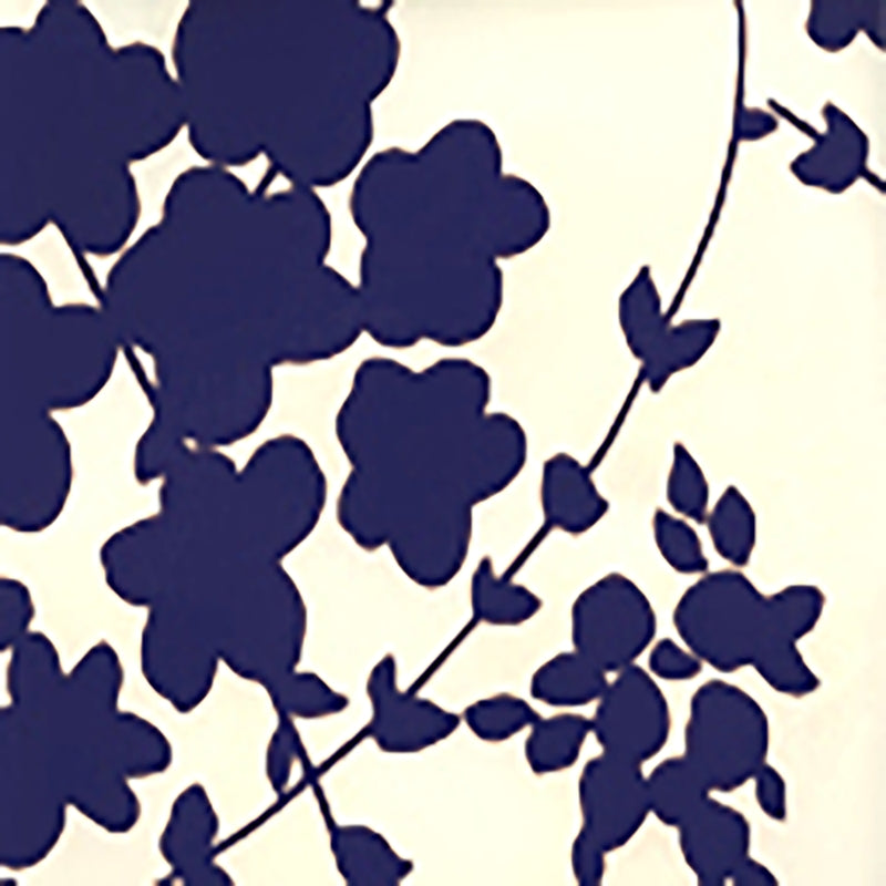 Sample 4100-12WP Lysette, Blue,Beige by Quadrille Wallpaper