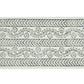 Sample 78440 Arbela Hand Blocked Tape, Charcoal By Schumacher Trim