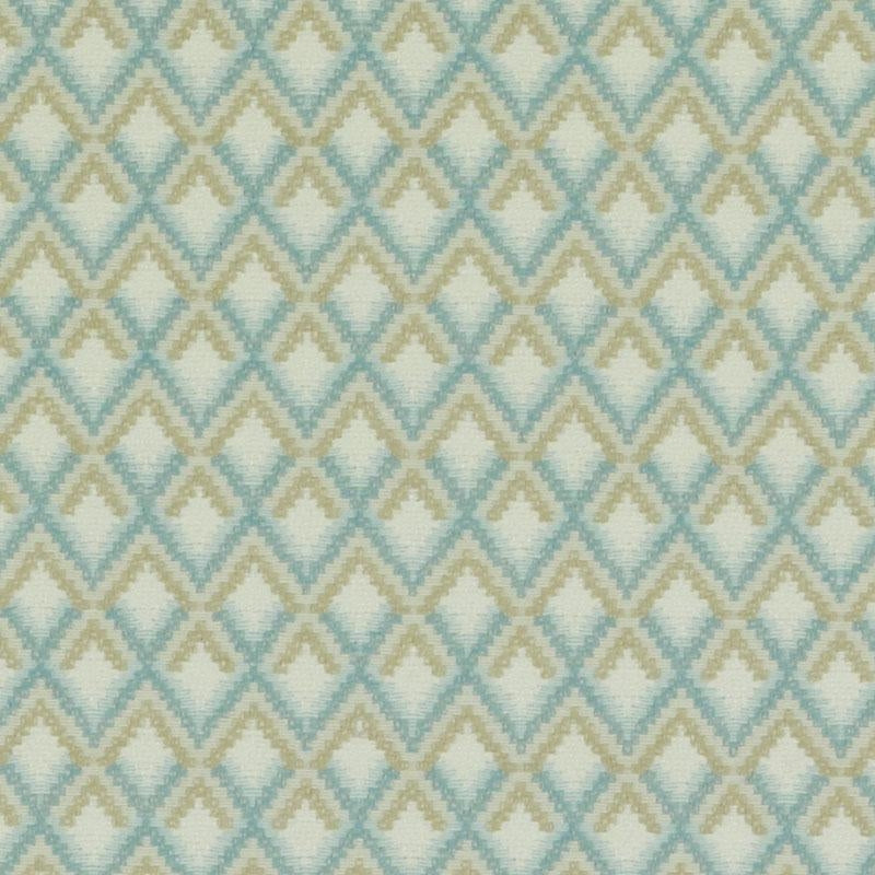 Dw15933-693 | Natural/Aqua - Duralee Fabric